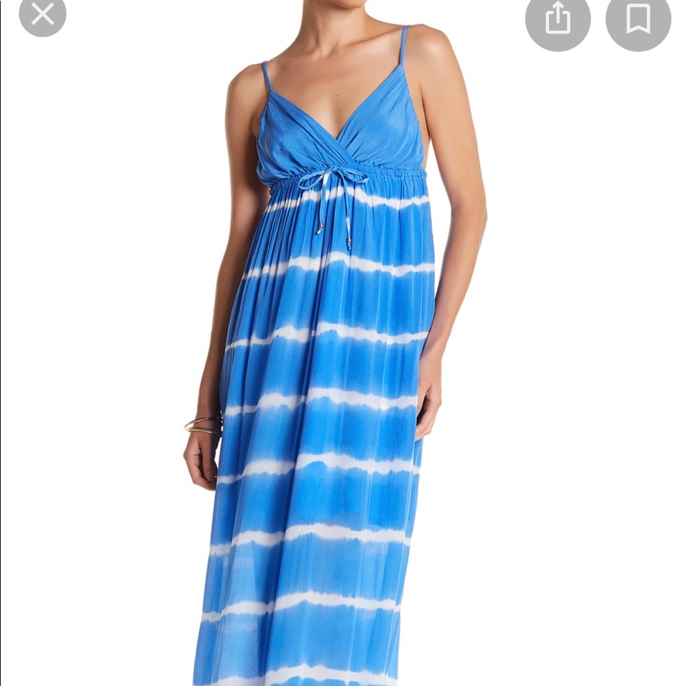 Gypsy tie dye maxi dress size S